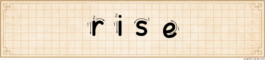 rise lettering