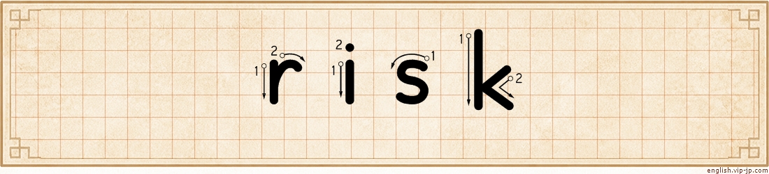 risk lettering