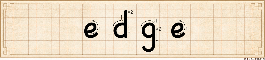 edge lettering