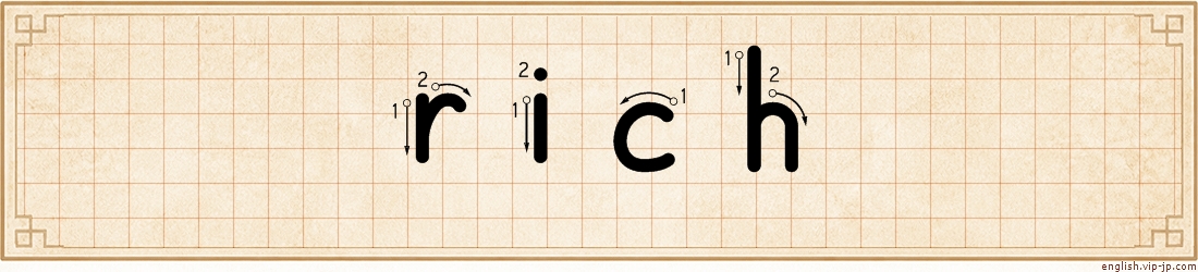 rich lettering