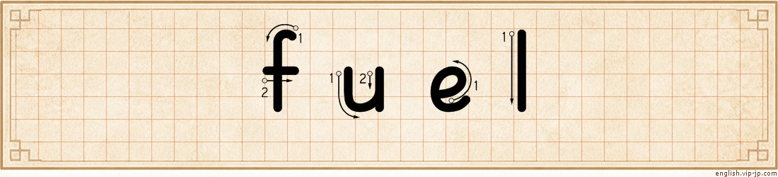 fuel lettering