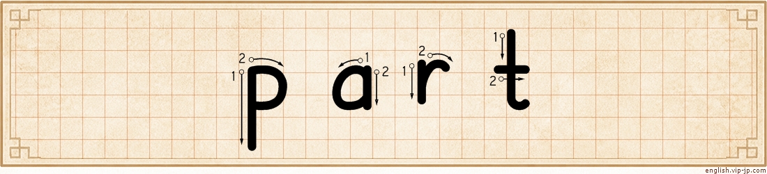 part lettering