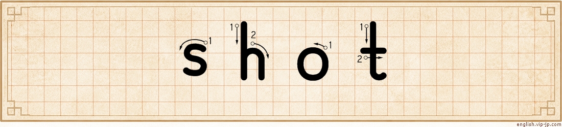shot lettering