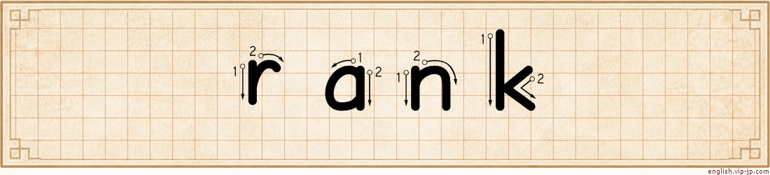 rank lettering