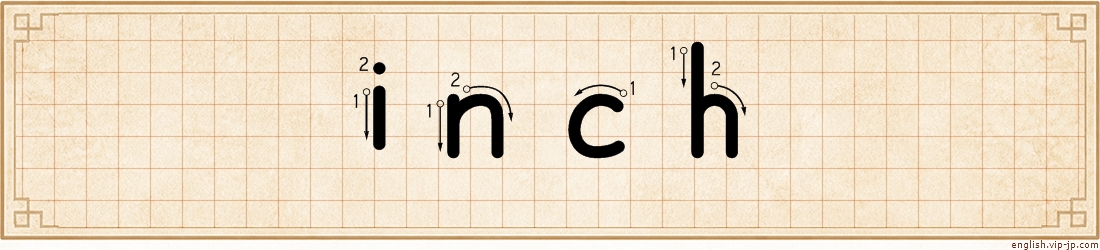 inch lettering