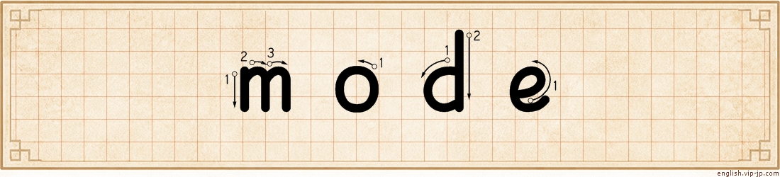 mode lettering