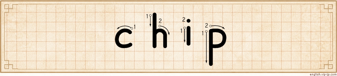 chip lettering