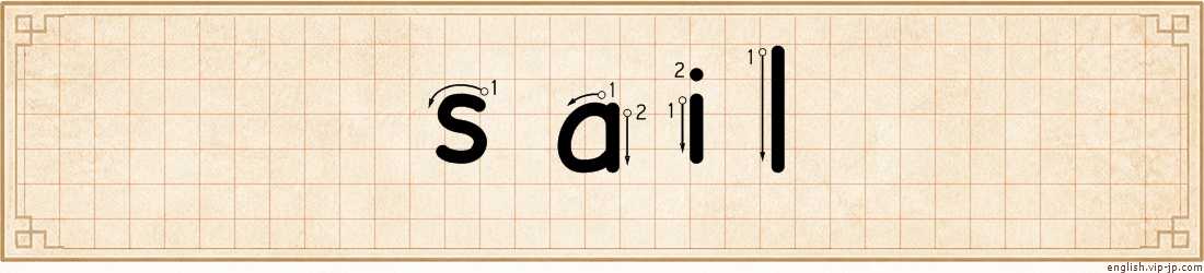 sail lettering