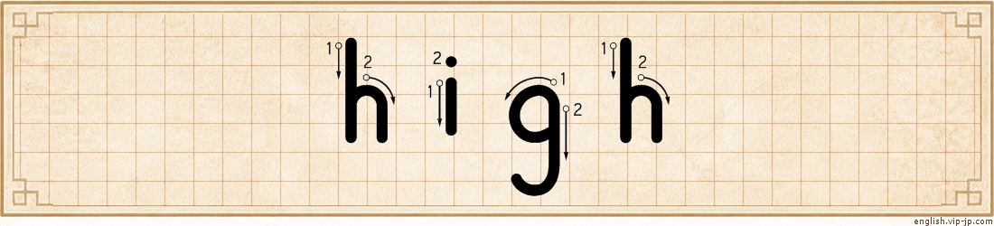 high lettering