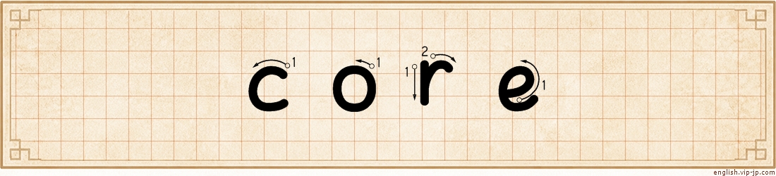 core lettering