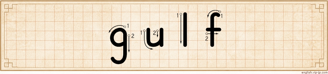 gulf lettering