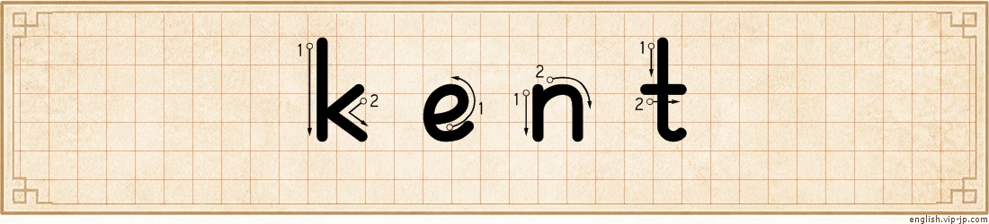 kent lettering