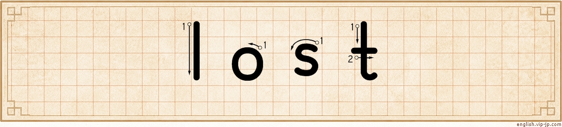 lost lettering