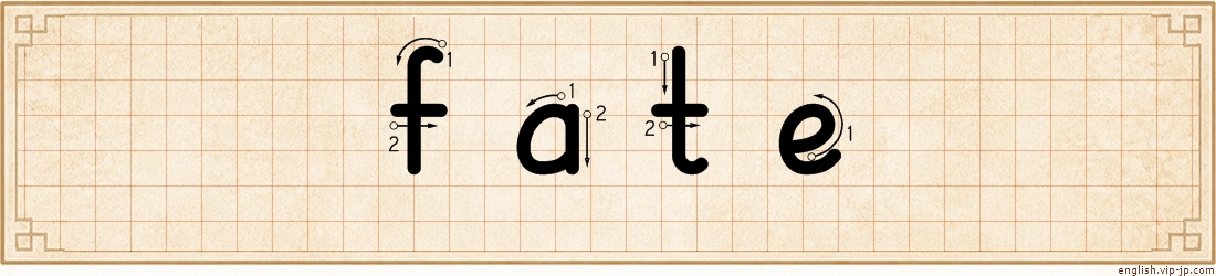 fate lettering