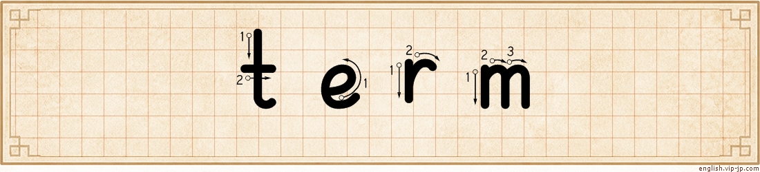 term lettering