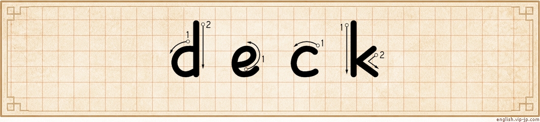 deck lettering