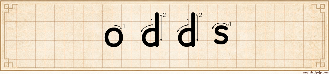 odds lettering