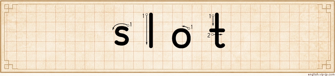 slot lettering