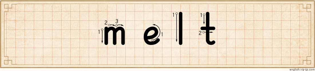 melt lettering