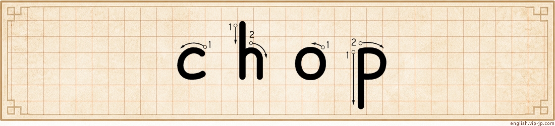 chop lettering