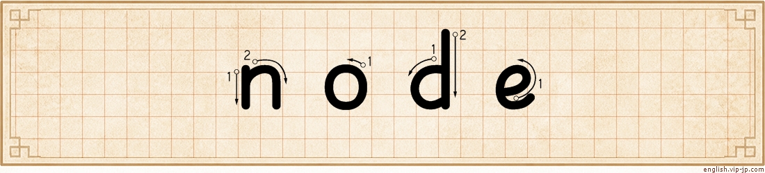 node lettering