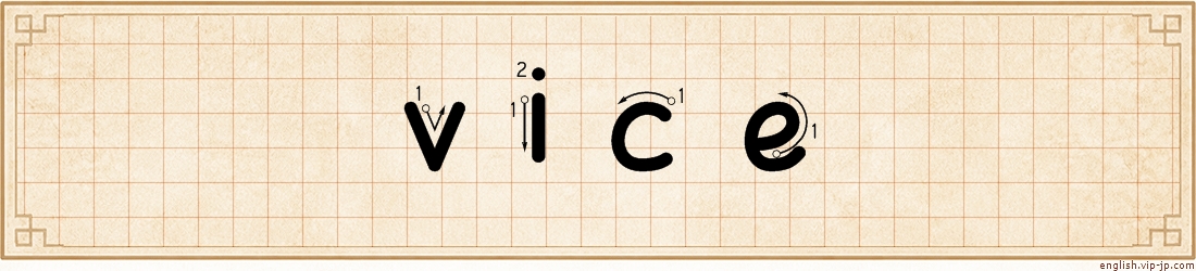 vice lettering
