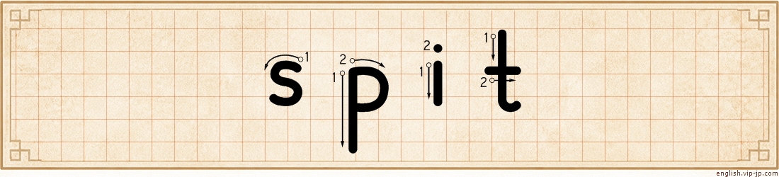spit lettering