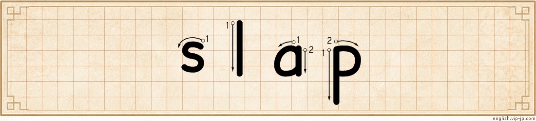 slap lettering