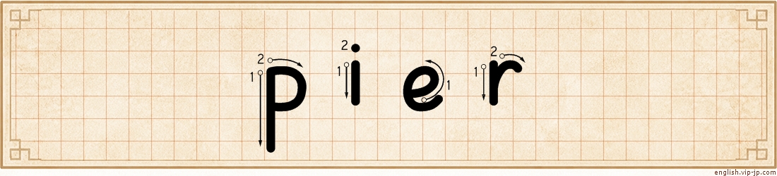 pier lettering