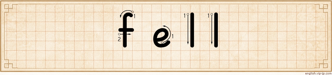 fell lettering