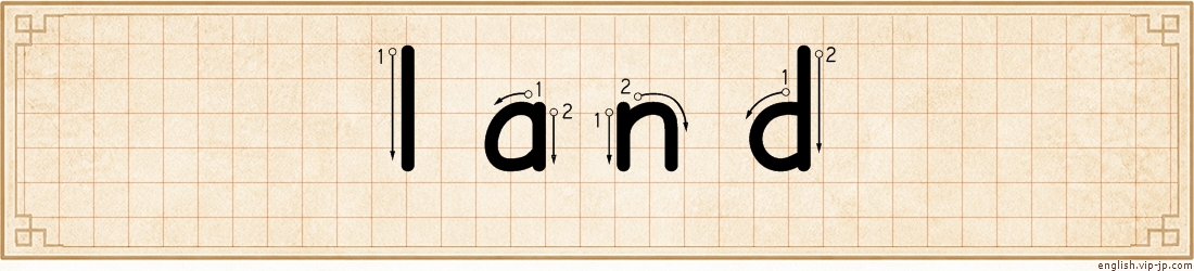 land lettering