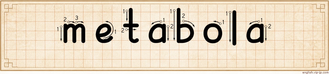 metabola lettering