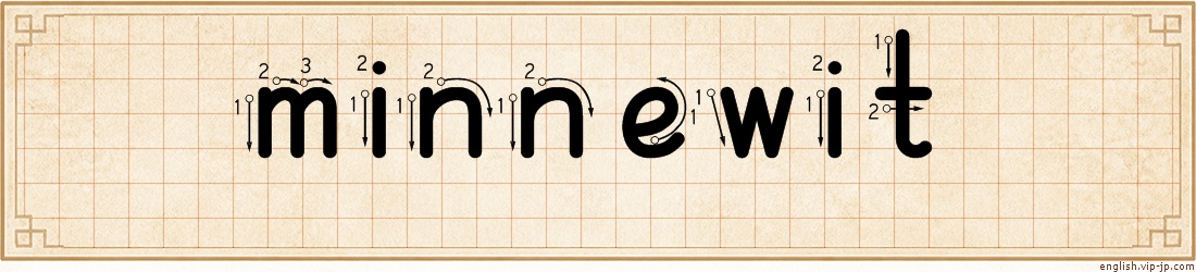 minnewit lettering