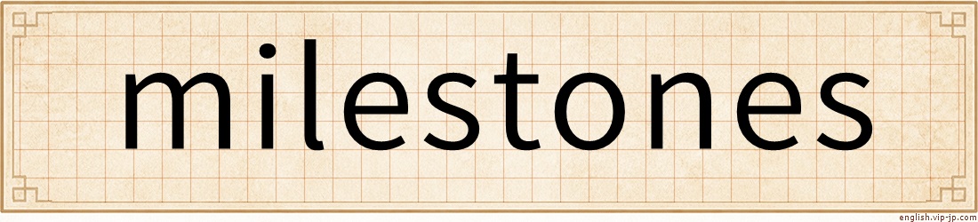 milestones
