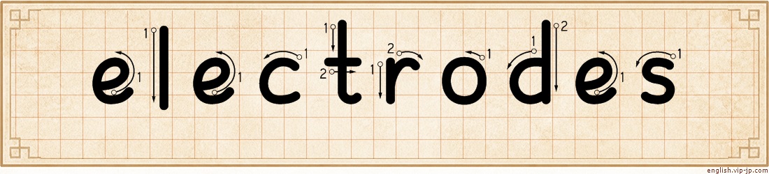electrodes lettering