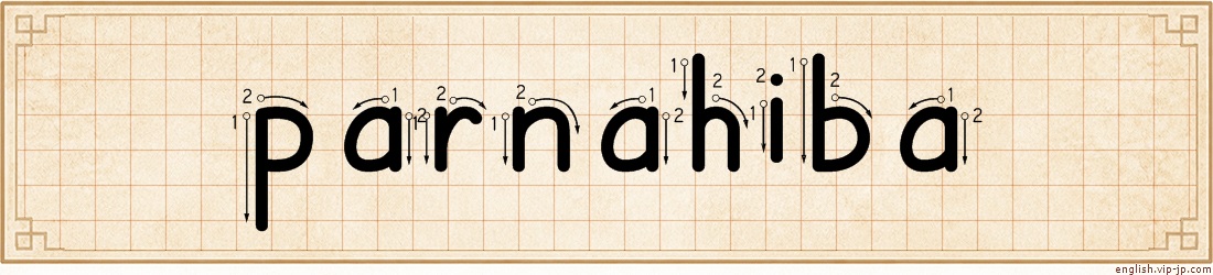 parnahiba lettering