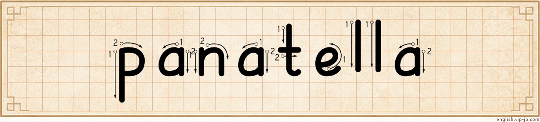 panatella lettering