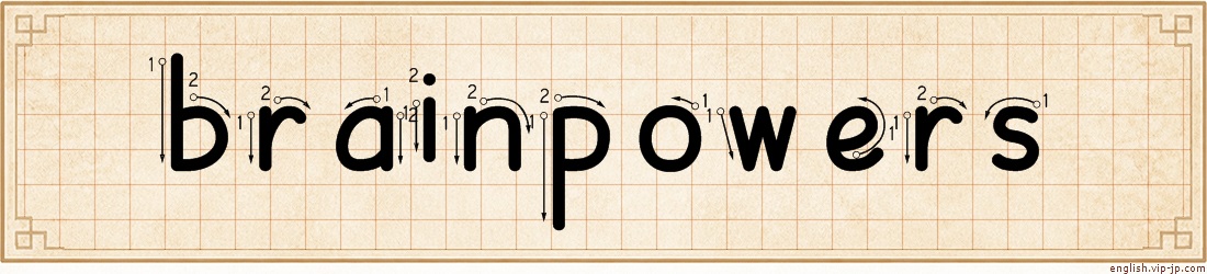 brainpowers lettering
