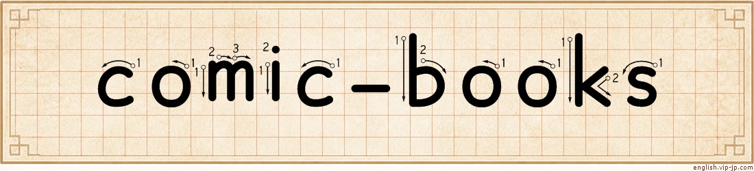 comic-books lettering