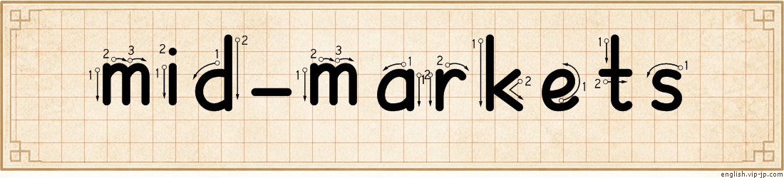 mid-markets lettering