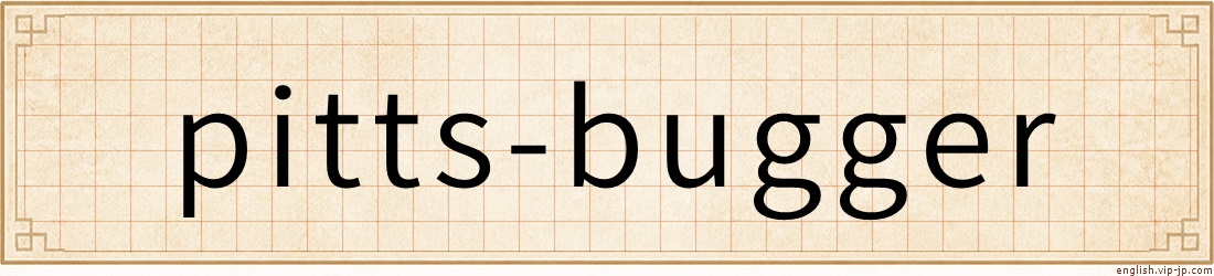 pitts-bugger
