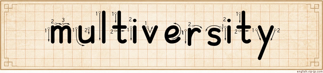 multiversity lettering