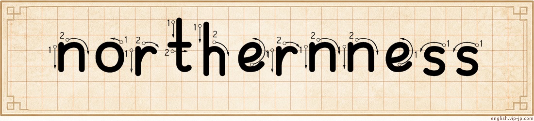 northernness lettering