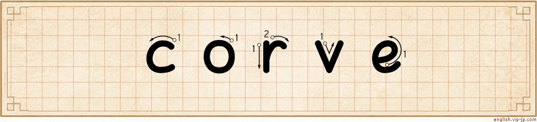 corve lettering