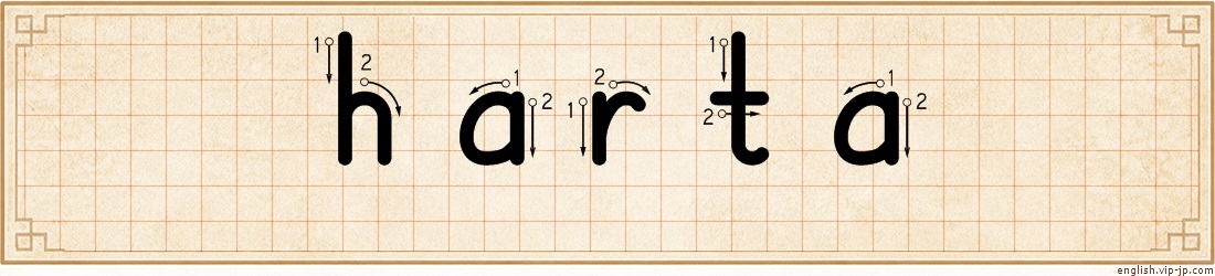harta lettering