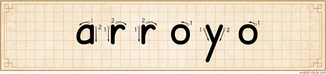 arroyo lettering