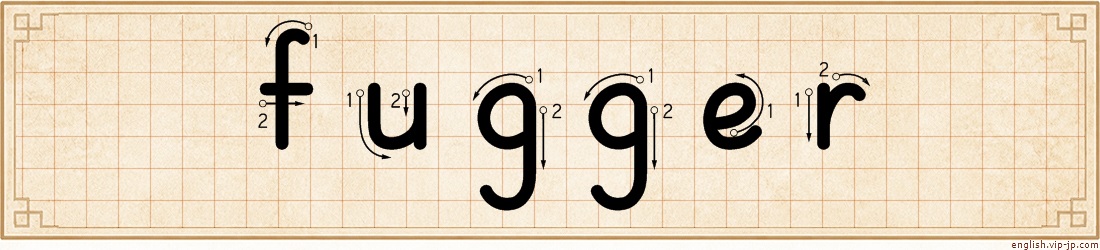 fugger lettering