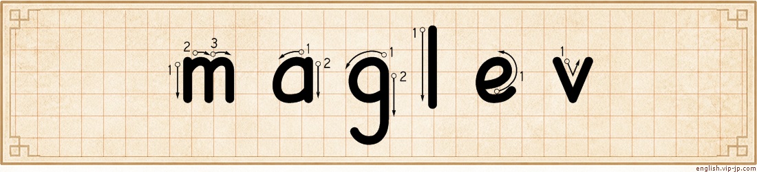 maglev lettering