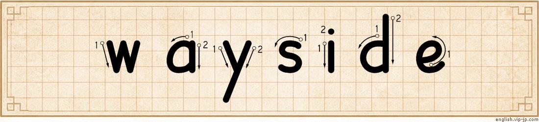 wayside lettering