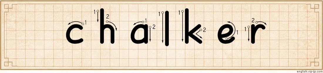 chalker lettering